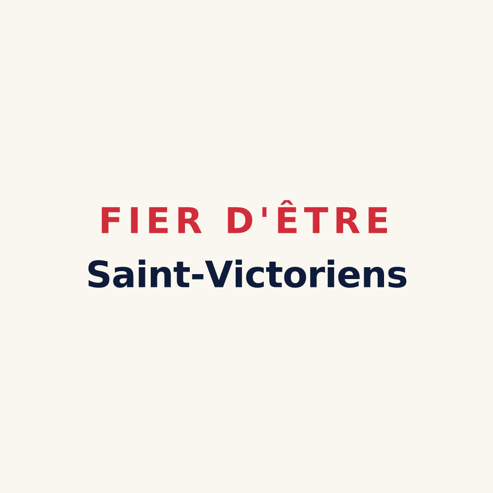Tasse « Fier d'être Saint-Victoriens » — design pour Saint-Victor-de-Cessieu