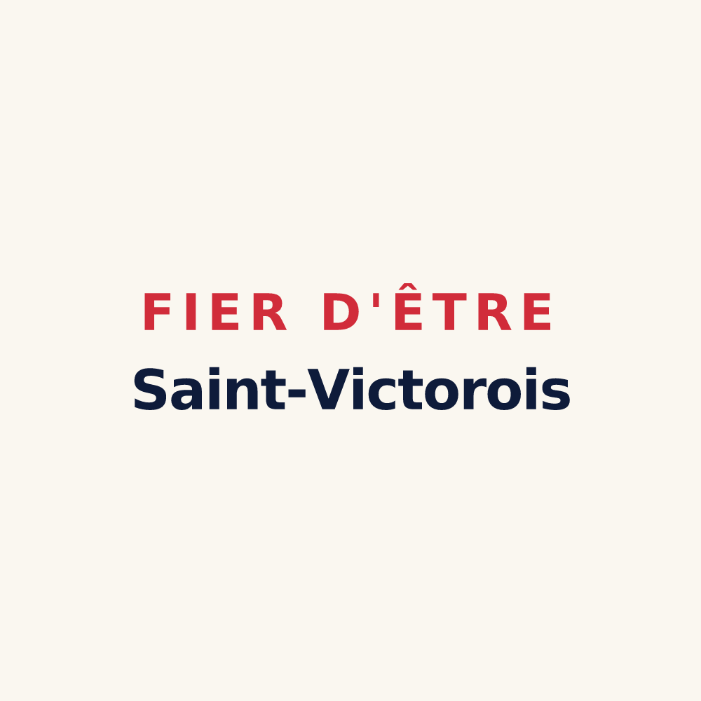 Tasse « Fier d'être Saint-Victorois » — design pour Saint-Victor-et-Melvieu