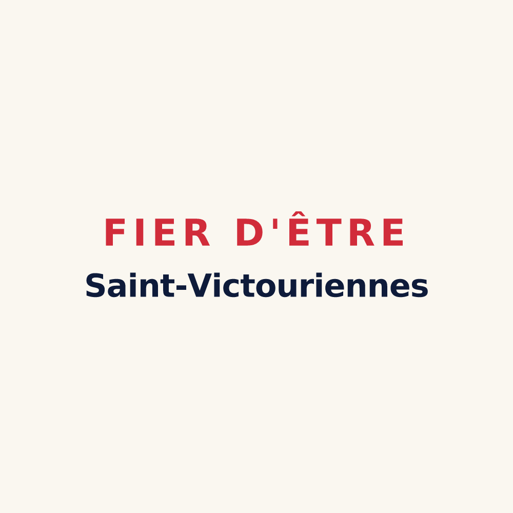 Tasse « Fier d'être Saint-Victouriennes » — design pour Saint-Victour