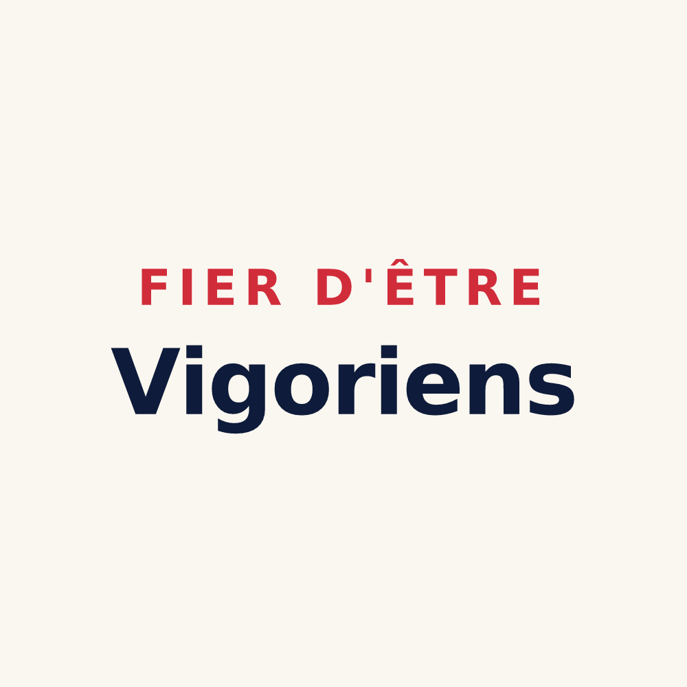 Tasse « Fier d'être Vigoriens » — design pour Saint-Vigor