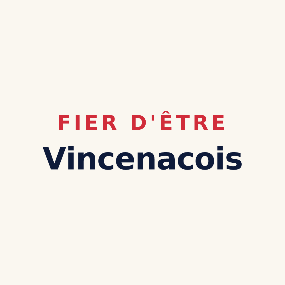 Tasse « Fier d'être Vincenacois » — design pour Saint-Vincent-de-Connezac