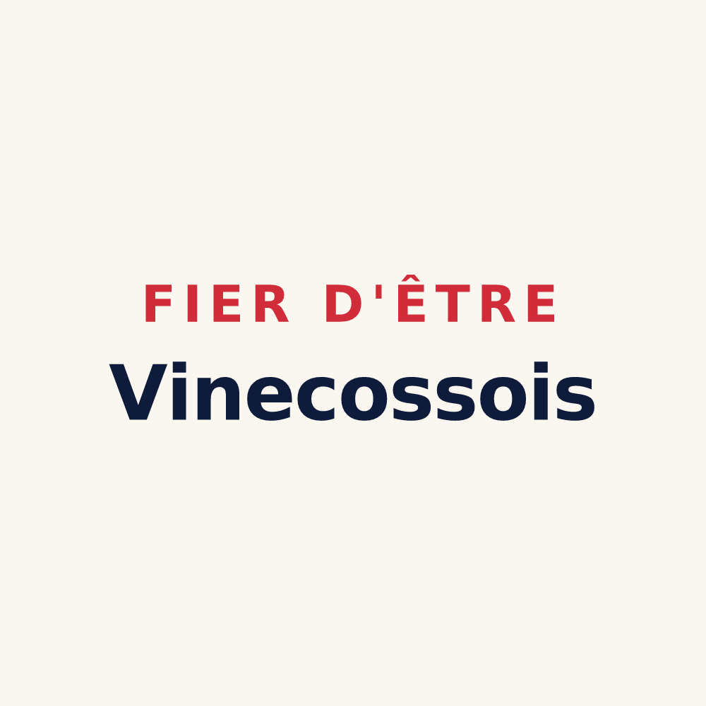 Tasse « Fier d'être Vinecossois » — design pour Saint-Vincent-de-Cosse