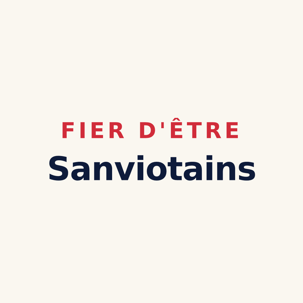 Tasse « Fier d'être Sanviotains » — design pour Saint-Vital