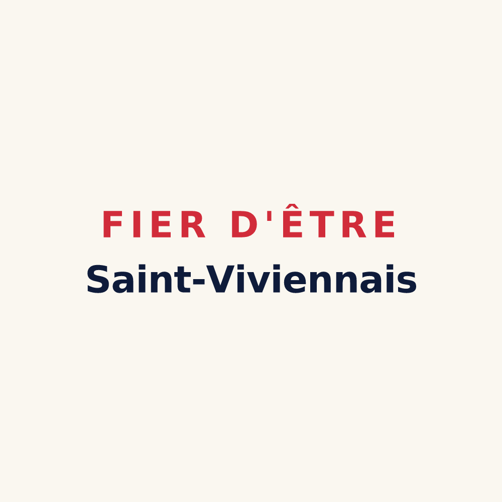 Tasse « Fier d'être Saint-Viviennais » — design pour Saint-Vivien-de-Monségur