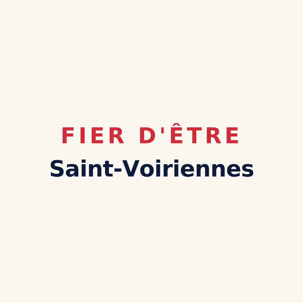 Tasse « Fier d'être Saint-Voiriennes » — design pour Saint-Voir