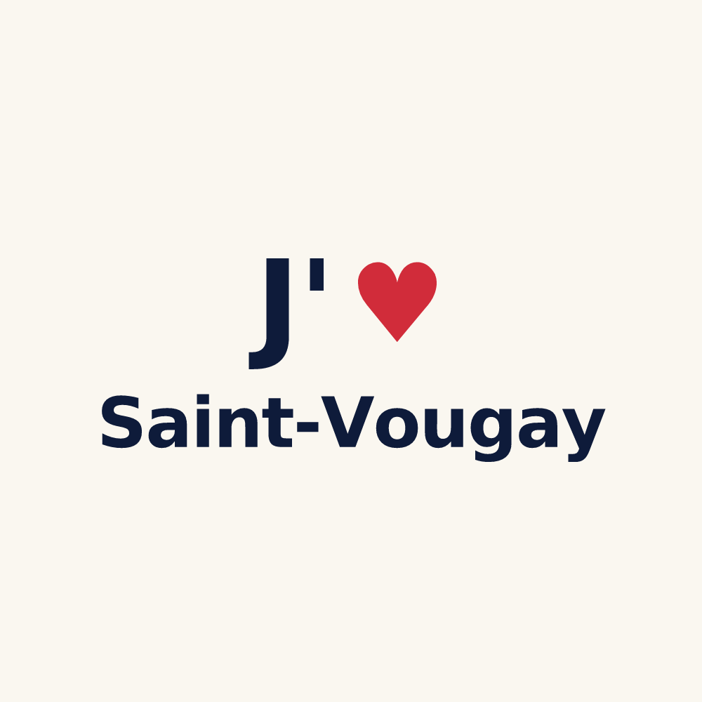 Tasse personnalisée Saint-Vougay — design J'aime Saint-Vougay