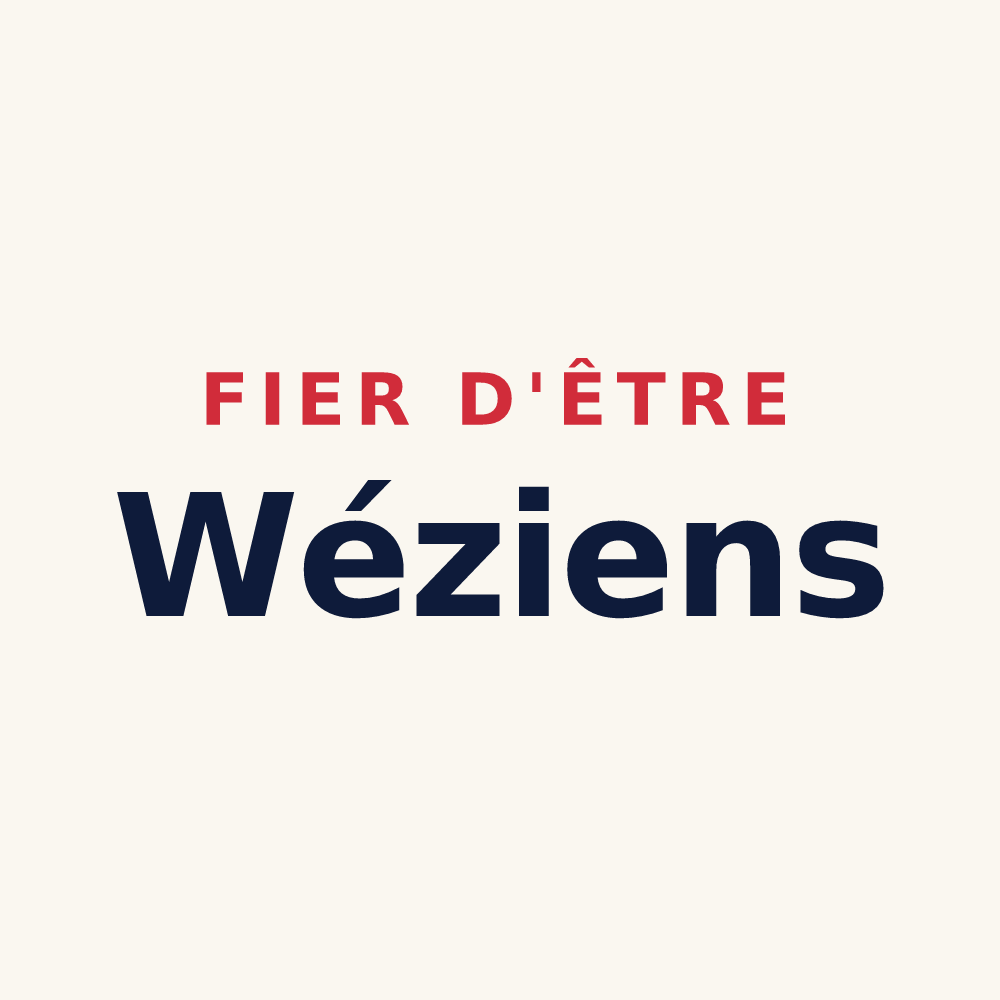 Tasse « Fier d'être Wéziens » — design pour Saint-Witz