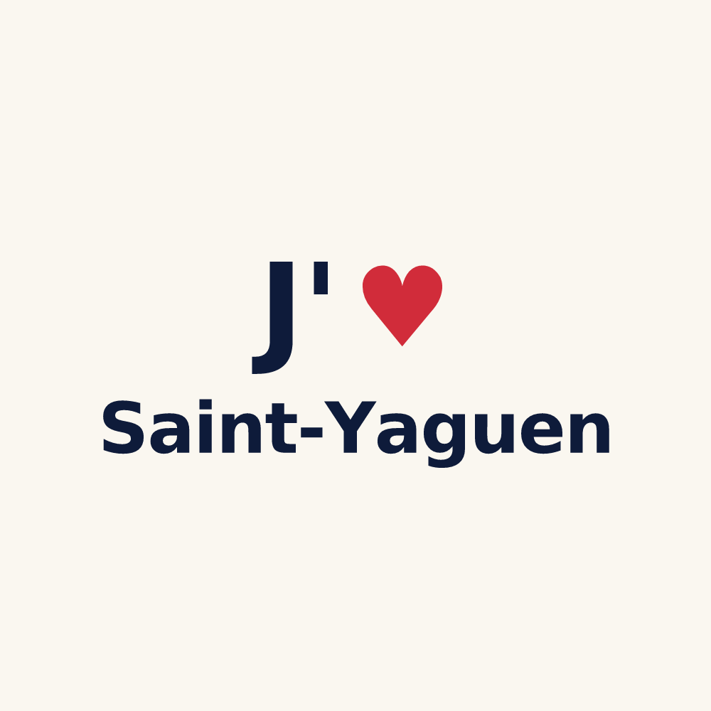 Tasse personnalisée Saint-Yaguen — design J'aime Saint-Yaguen