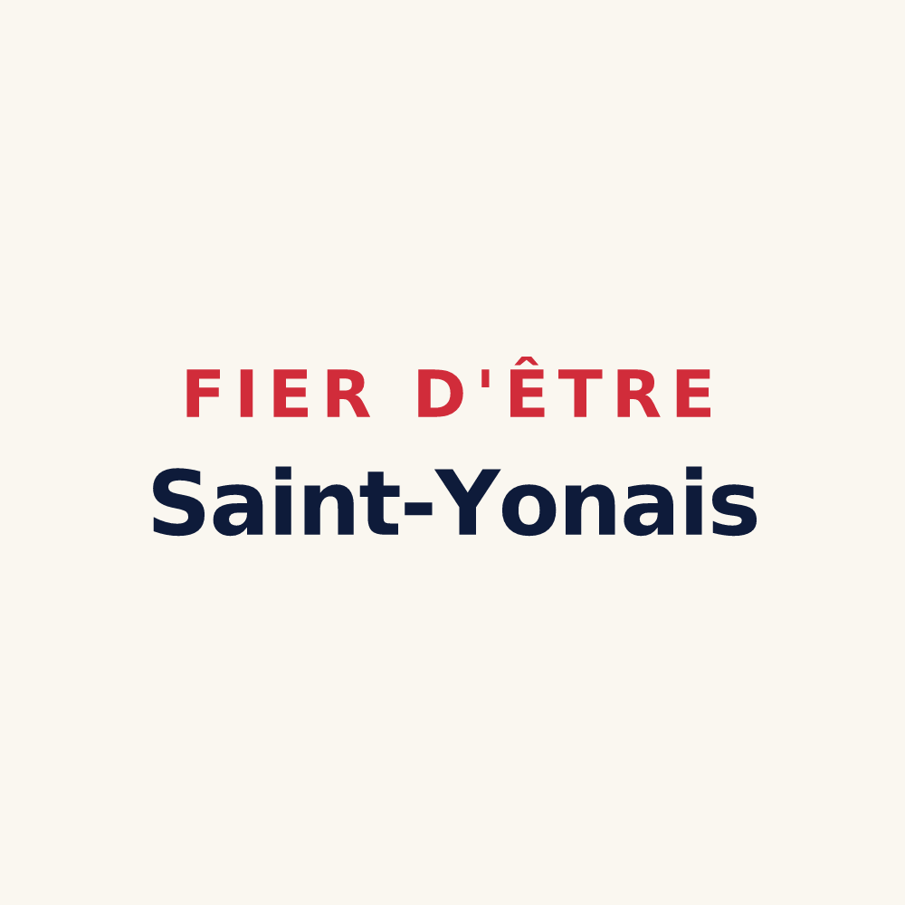 Tasse « Fier d'être Saint-Yonais » — design pour Saint-Yon