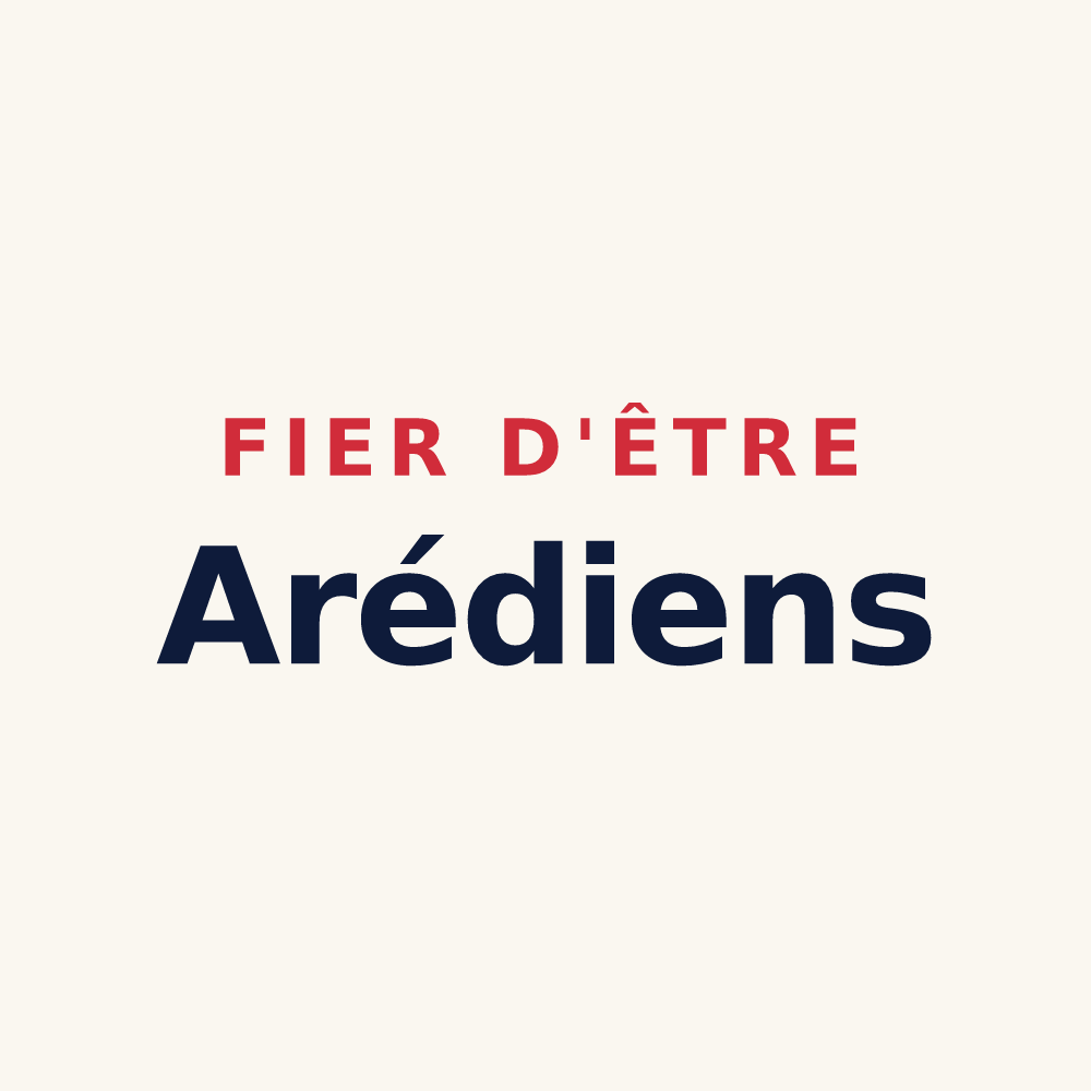 Tasse « Fier d'être Arédiens » — design pour Saint-Yrieix-les-Bois