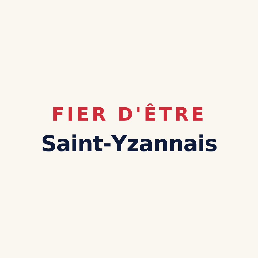 Tasse « Fier d'être Saint-Yzannais » — design pour Saint-Yzans-de-Médoc