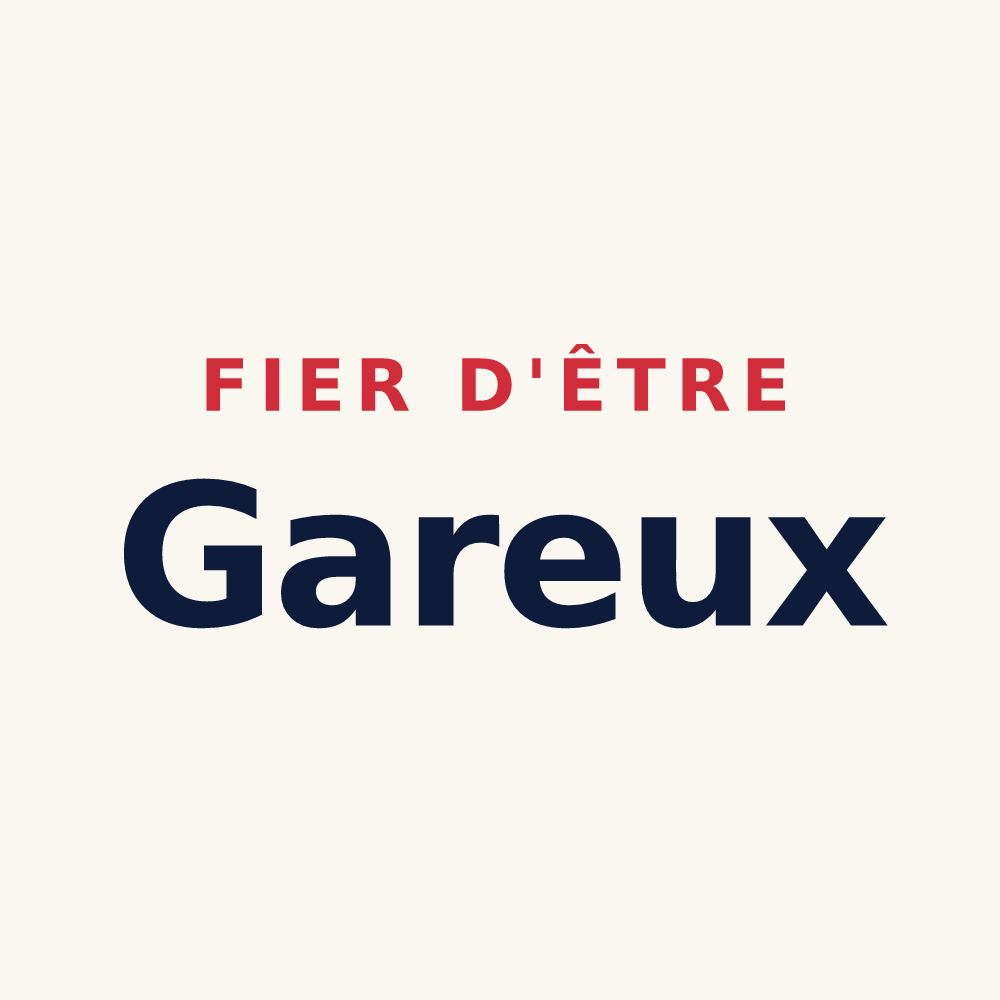 Tasse « Fier d'être Gareux » — design pour Sainte-Agnès