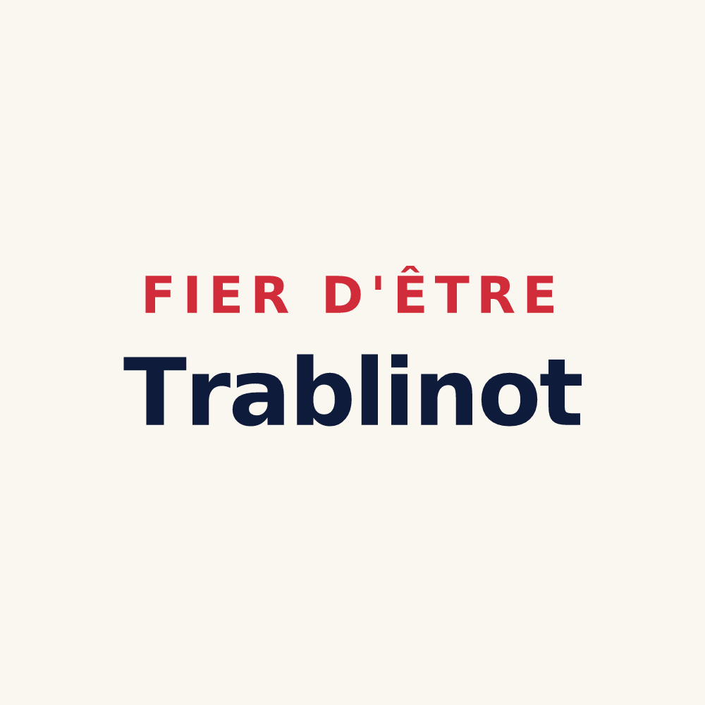 Tasse « Fier d'être Trablinot » — design pour Sainte-Anne-sur-Gervonde