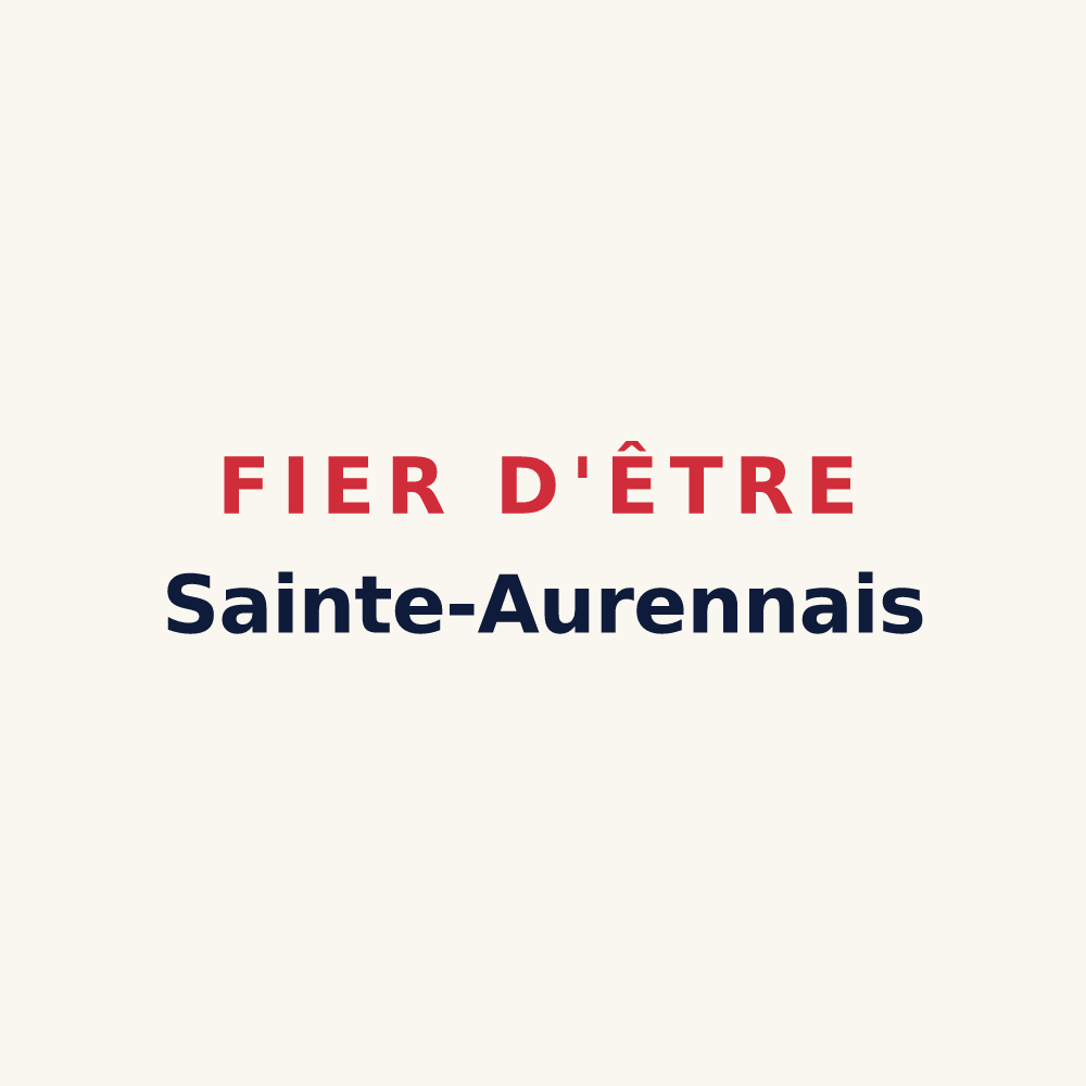 Tasse « Fier d'être Sainte-Aurennais » — design pour Sainte-Aurence-Cazaux