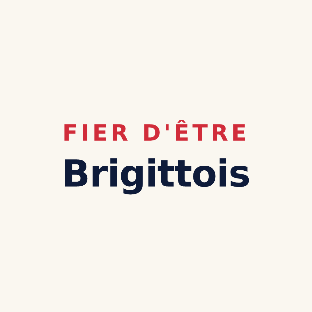 Tasse « Fier d'être Brigittois » — design pour Sainte-Brigitte
