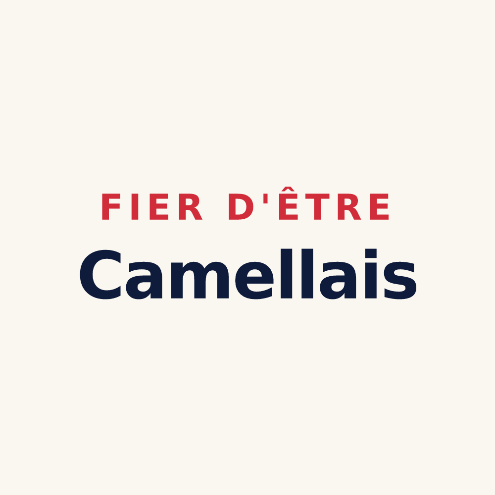 Tasse « Fier d'être Camellais » — design pour Sainte-Camelle