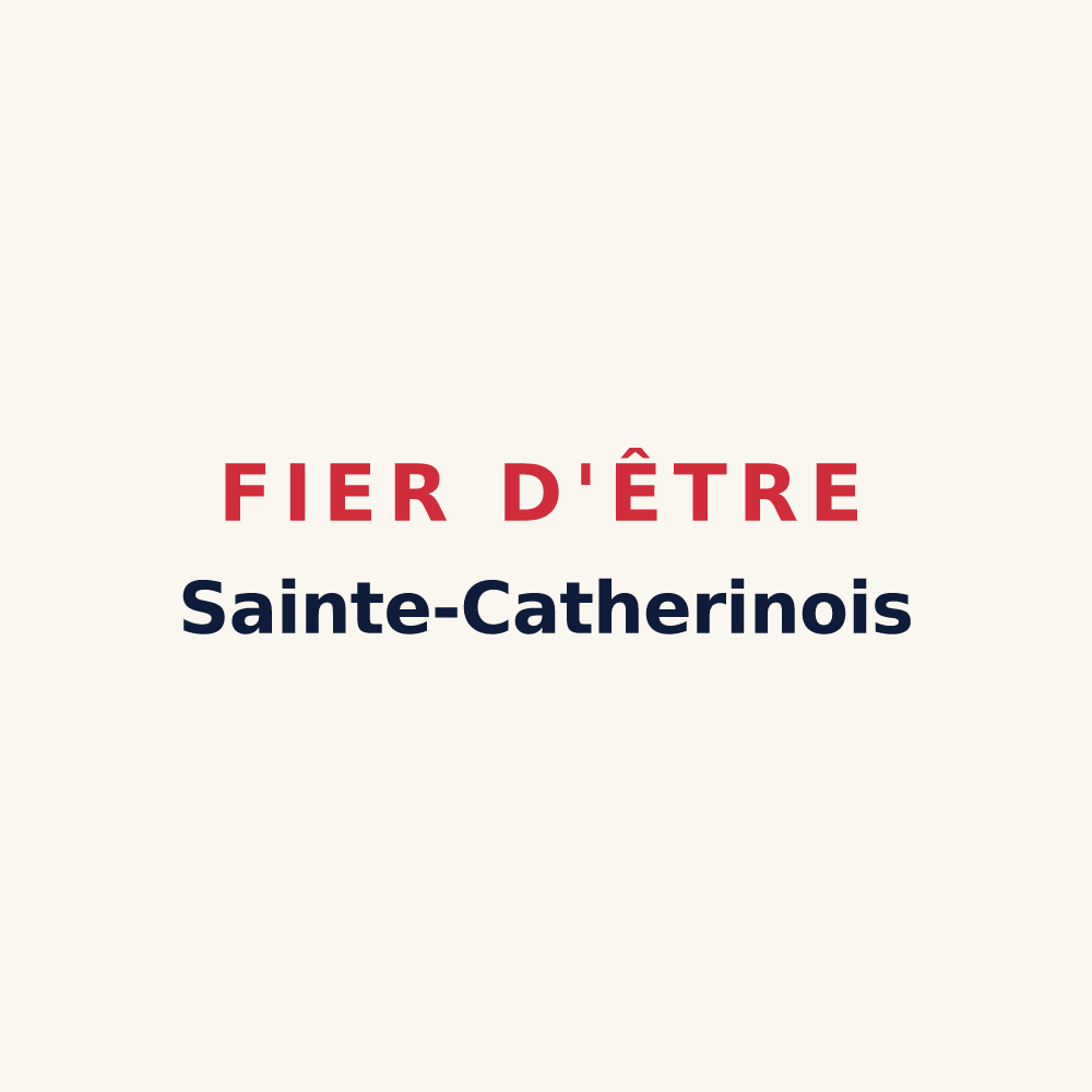 Tasse « Fier d'être Sainte-Catherinois » — design pour Sainte-Catherine