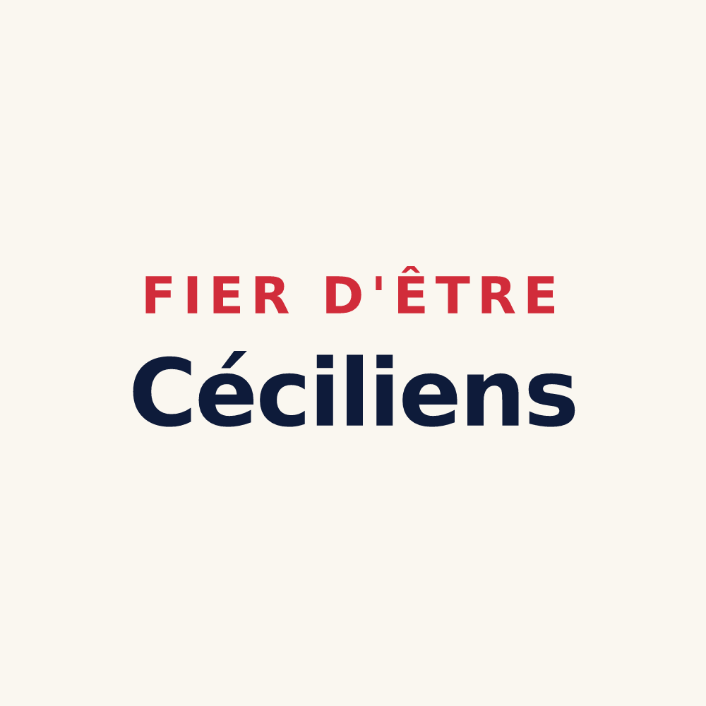 Tasse « Fier d'être Céciliens » — design pour Sainte-Cécile