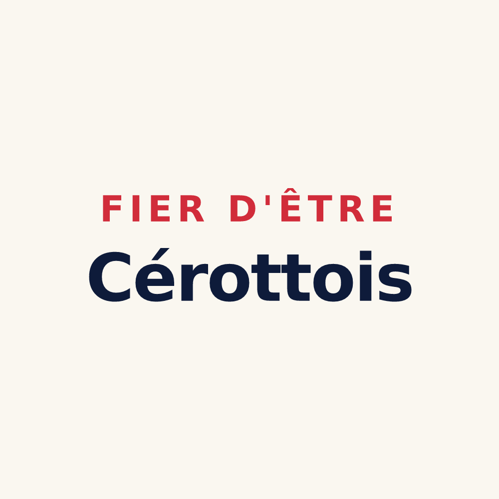 Tasse « Fier d'être Cérottois » — design pour Sainte-Cérotte