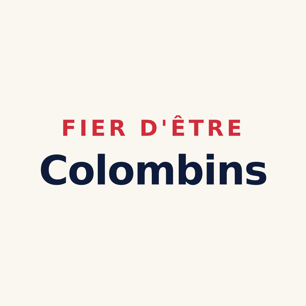 Tasse « Fier d'être Colombins » — design pour Sainte-Colombe
