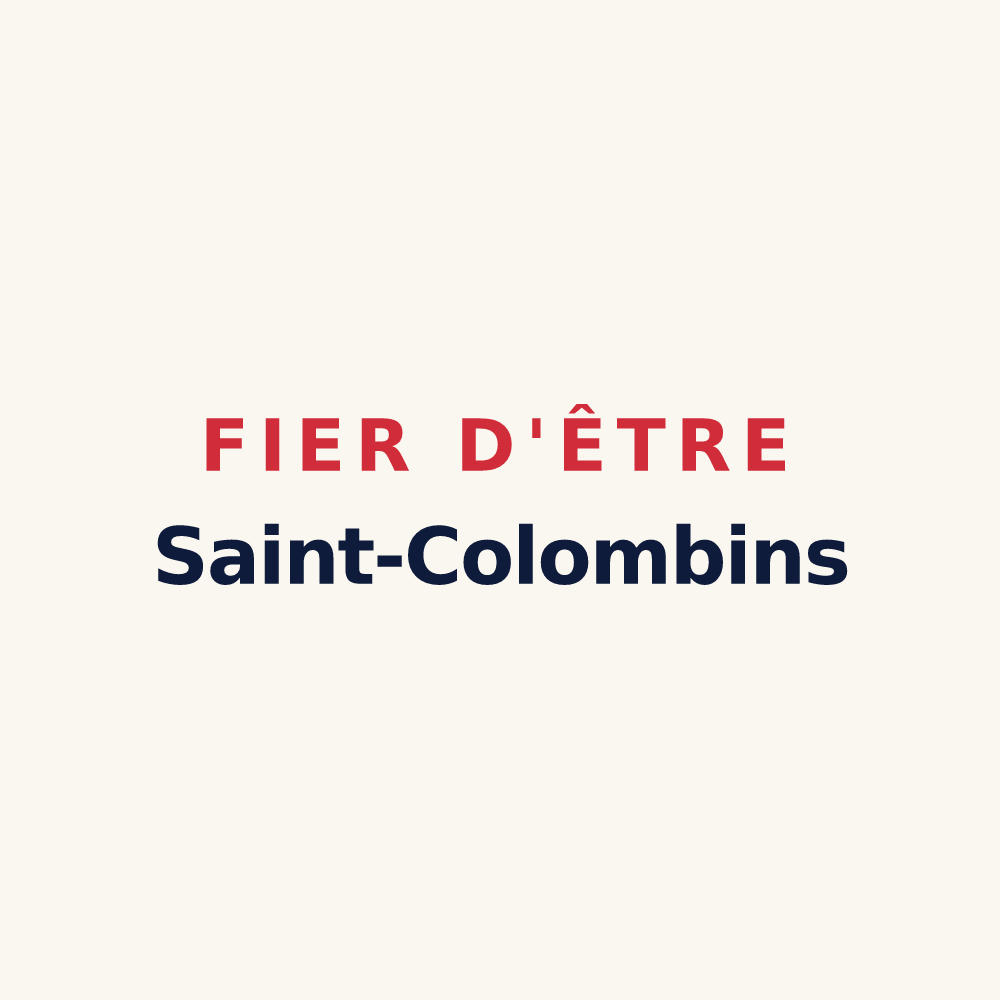 Tasse « Fier d'être Saint-Colombins » — design pour Sainte-Colombe