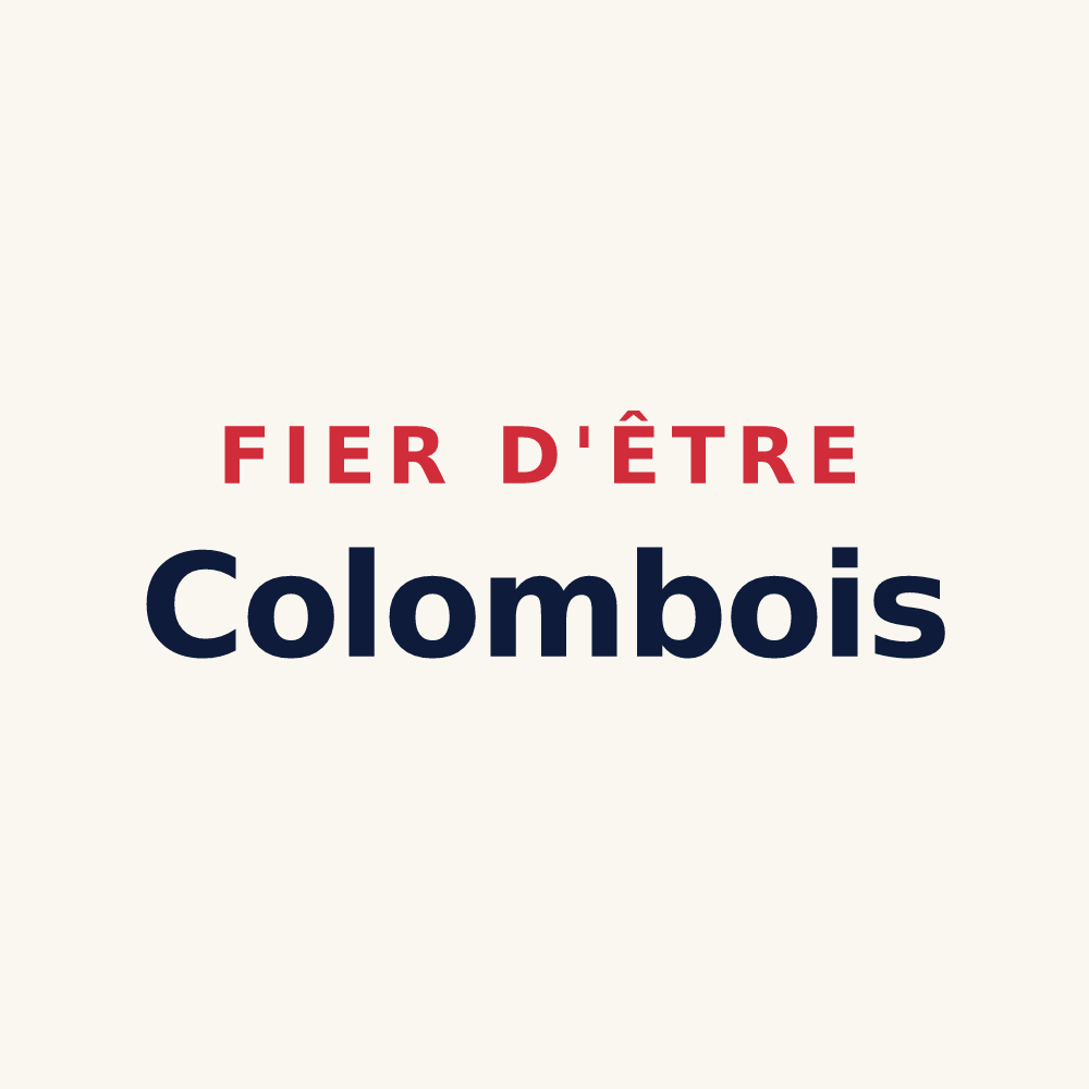 Tasse « Fier d'être Colombois » — design pour Sainte-Colombe-sur-Gand