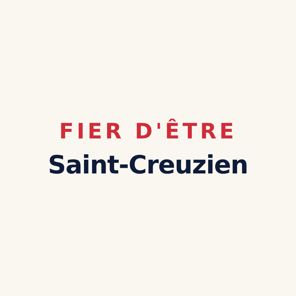 Tasse « Fier d'être Saint-Creuzien » — design pour Sainte-Croix-aux-Mines