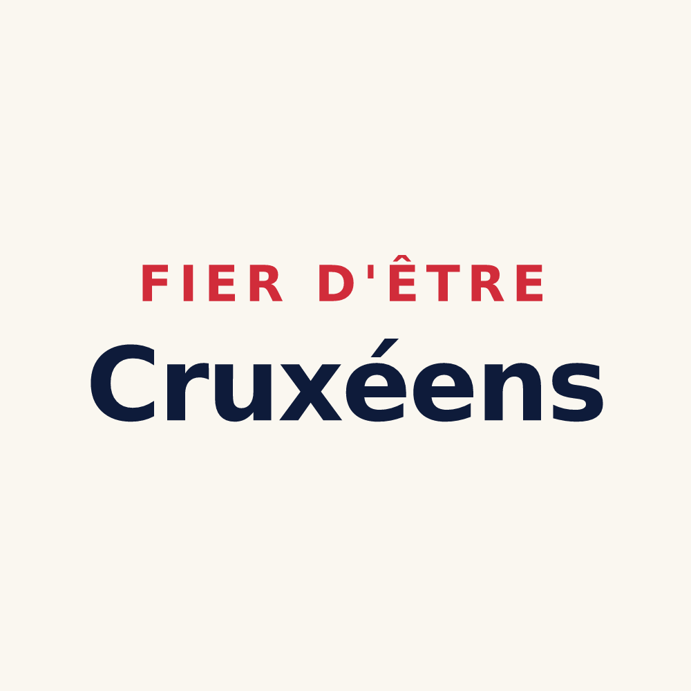 Tasse « Fier d'être Cruxéens » — design pour Sainte-Croix-Volvestre