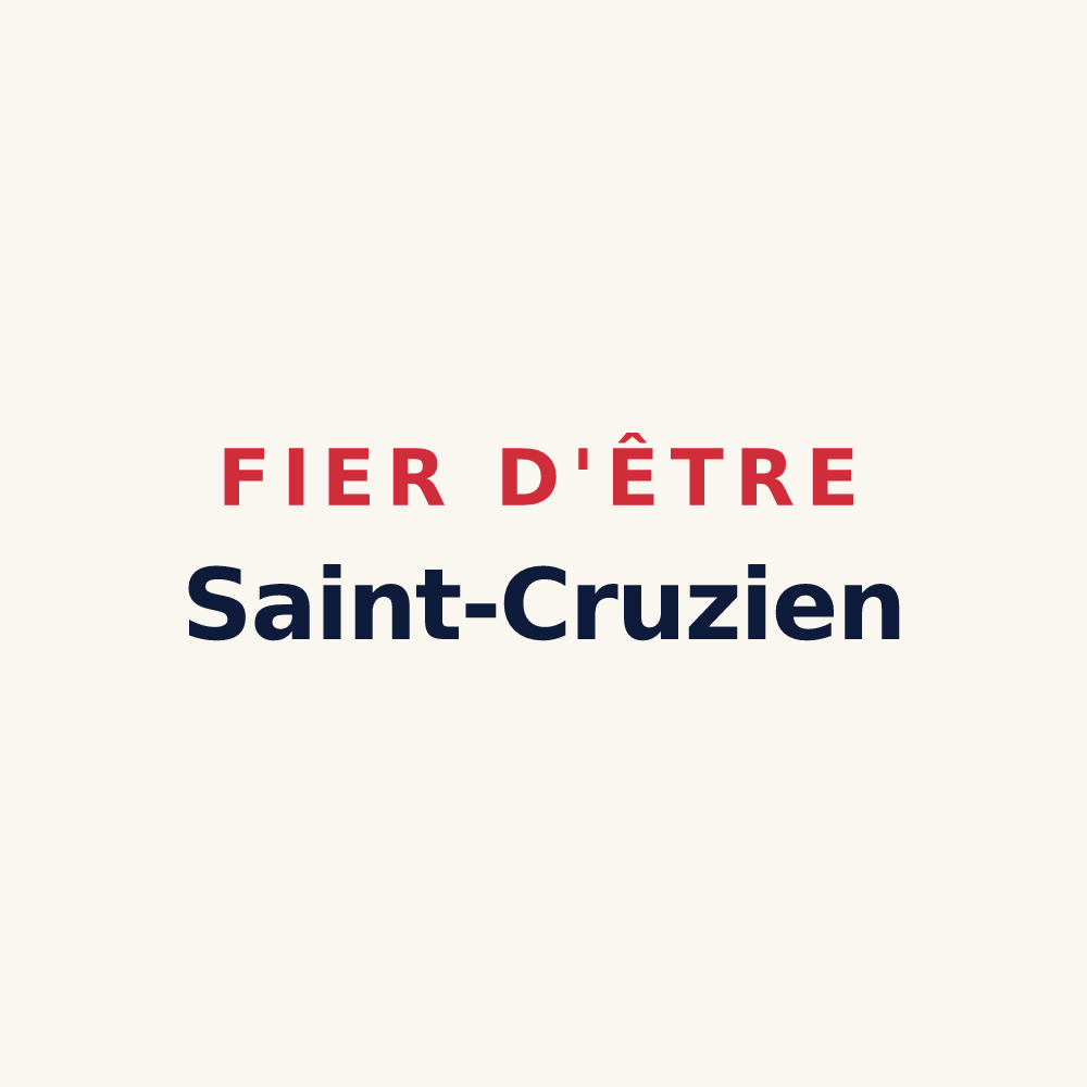 Tasse « Fier d'être Saint-Cruzien » — design pour Sainte-Croix