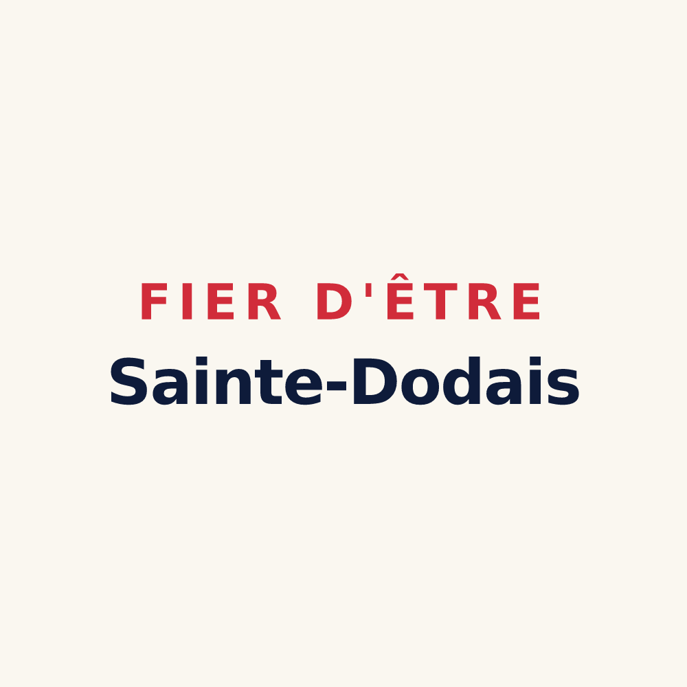 Tasse « Fier d'être Sainte-Dodais » — design pour Sainte-Dode
