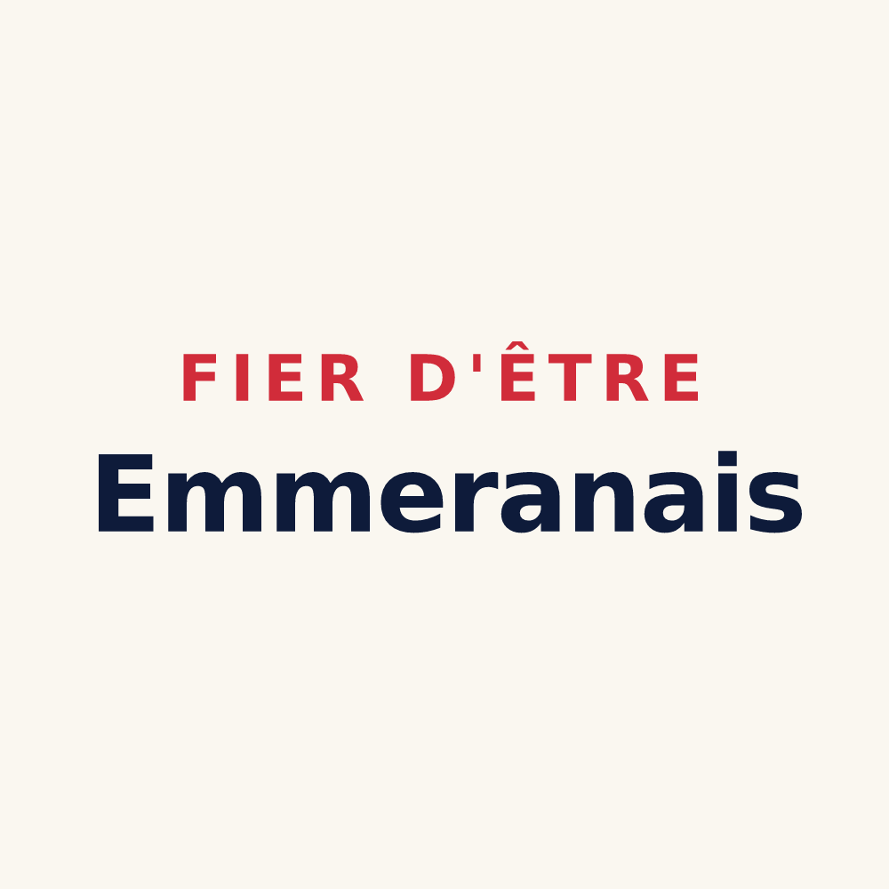 Tasse « Fier d'être Emmeranais » — design pour Sainte-Eanne
