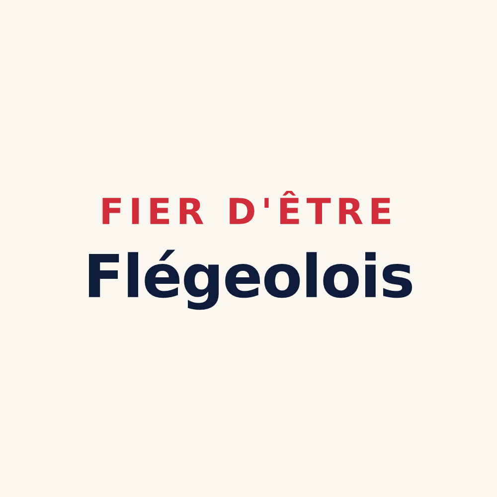 Tasse « Fier d'être Flégeolois » — design pour Sainte-Féréole