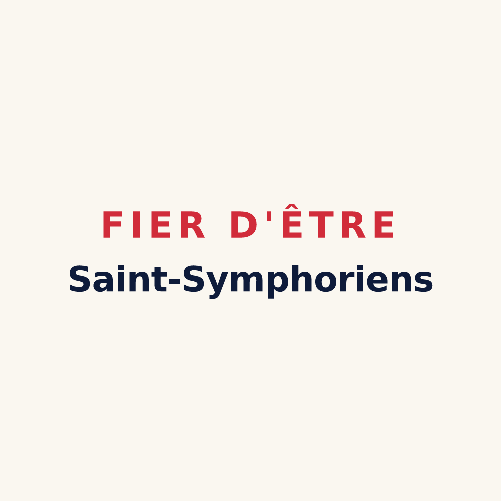 Tasse « Fier d'être Saint-Symphoriens » — design pour Sainte-Feyre-la-Montagne