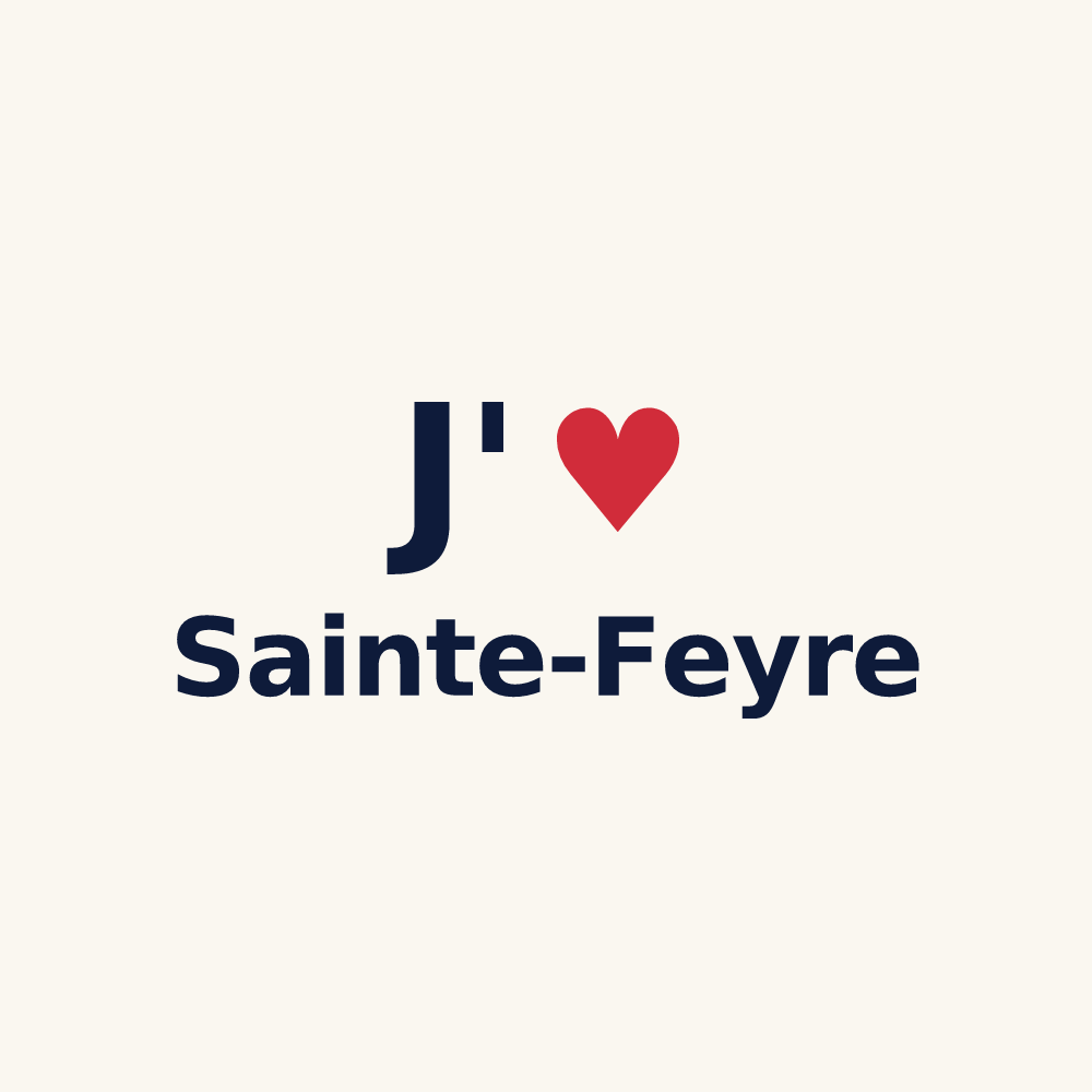 Tasse personnalisée Sainte-Feyre — design J'aime Sainte-Feyre