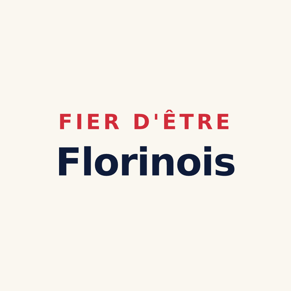 Tasse « Fier d'être Florinois » — design pour Sainte-Florine