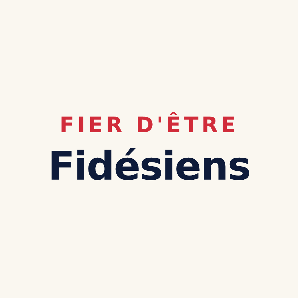 Tasse « Fier d'être Fidésiens » — design pour Sainte-Foi