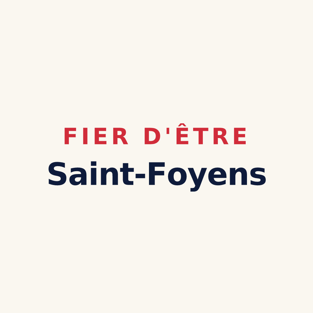 Tasse « Fier d'être Saint-Foyens » — design pour Sainte-Foy-d'Aigrefeuille