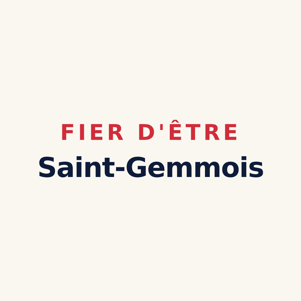Tasse « Fier d'être Saint-Gemmois » — design pour Sainte-Gemme