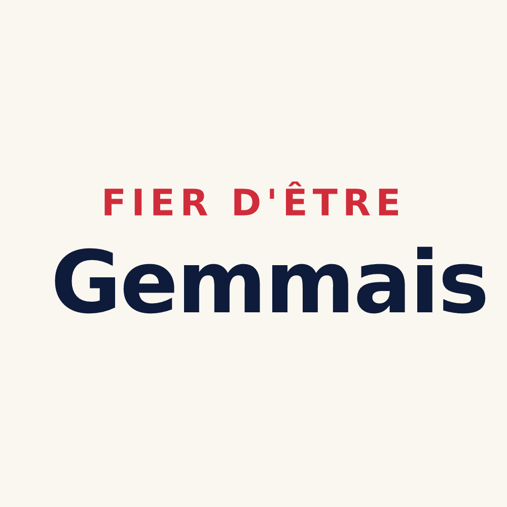 Tasse « Fier d'être Gemmais » — design pour Sainte-Gemme-Martaillac