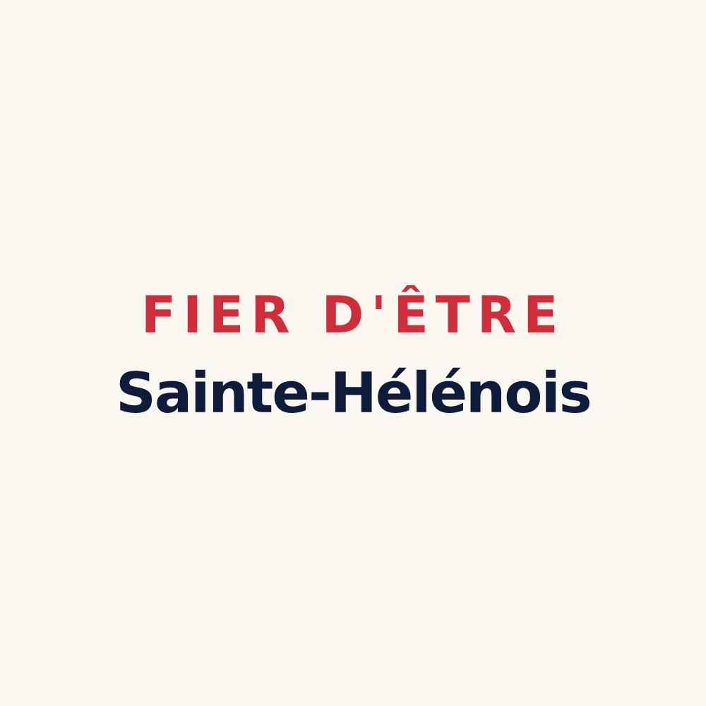 Tasse « Fier d'être Sainte-Hélénois » — design pour Sainte-Hélène