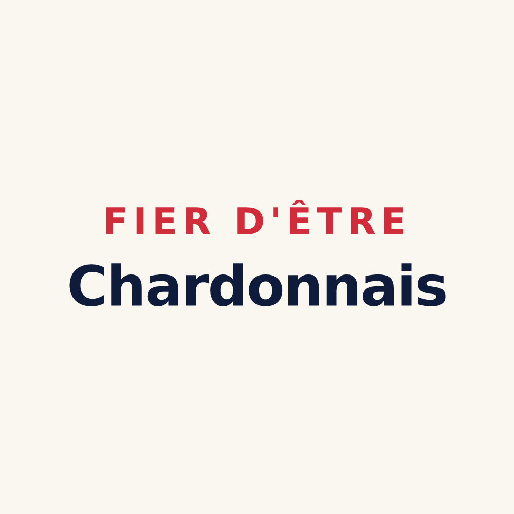 Tasse « Fier d'être Chardonnais » — design pour Sainte-Honorine-la-Chardonne