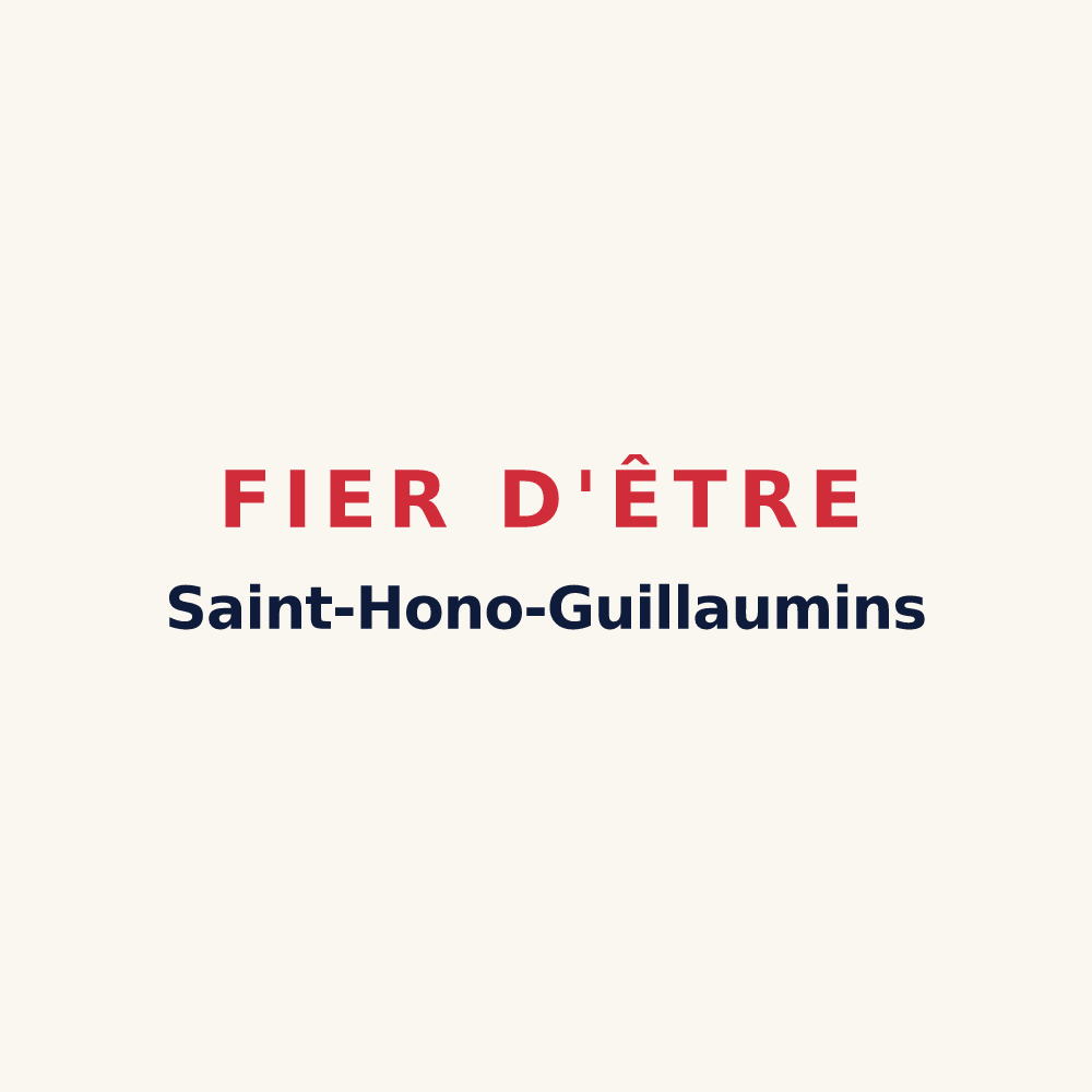 Tasse « Fier d'être Saint-Hono-Guillaumins » — design pour Sainte-Honorine-la-Guillaume