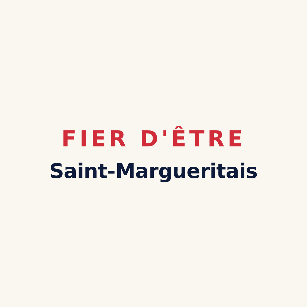 Tasse « Fier d'être Saint-Margueritais » — design pour Sainte-Marguerite-sur-Mer