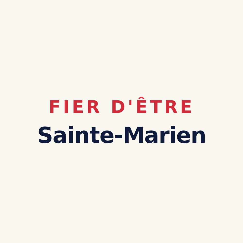 Tasse « Fier d'être Sainte-Marien » — design pour Sainte-Marie-aux-Mines