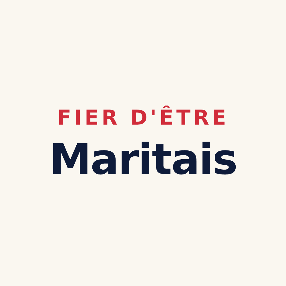 Tasse « Fier d'être Maritais » — design pour Sainte-Marie-de-Ré