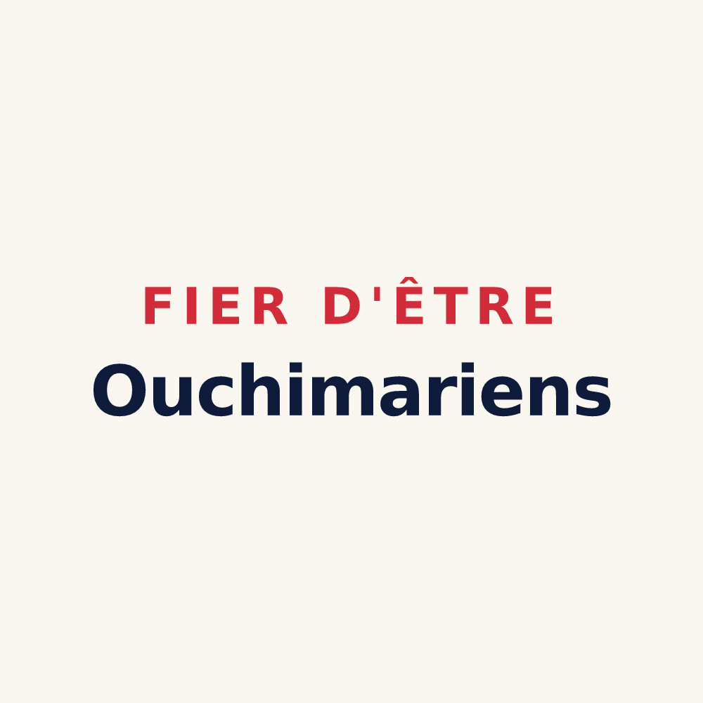 Tasse « Fier d'être Ouchimariens » — design pour Sainte-Marie-sur-Ouche