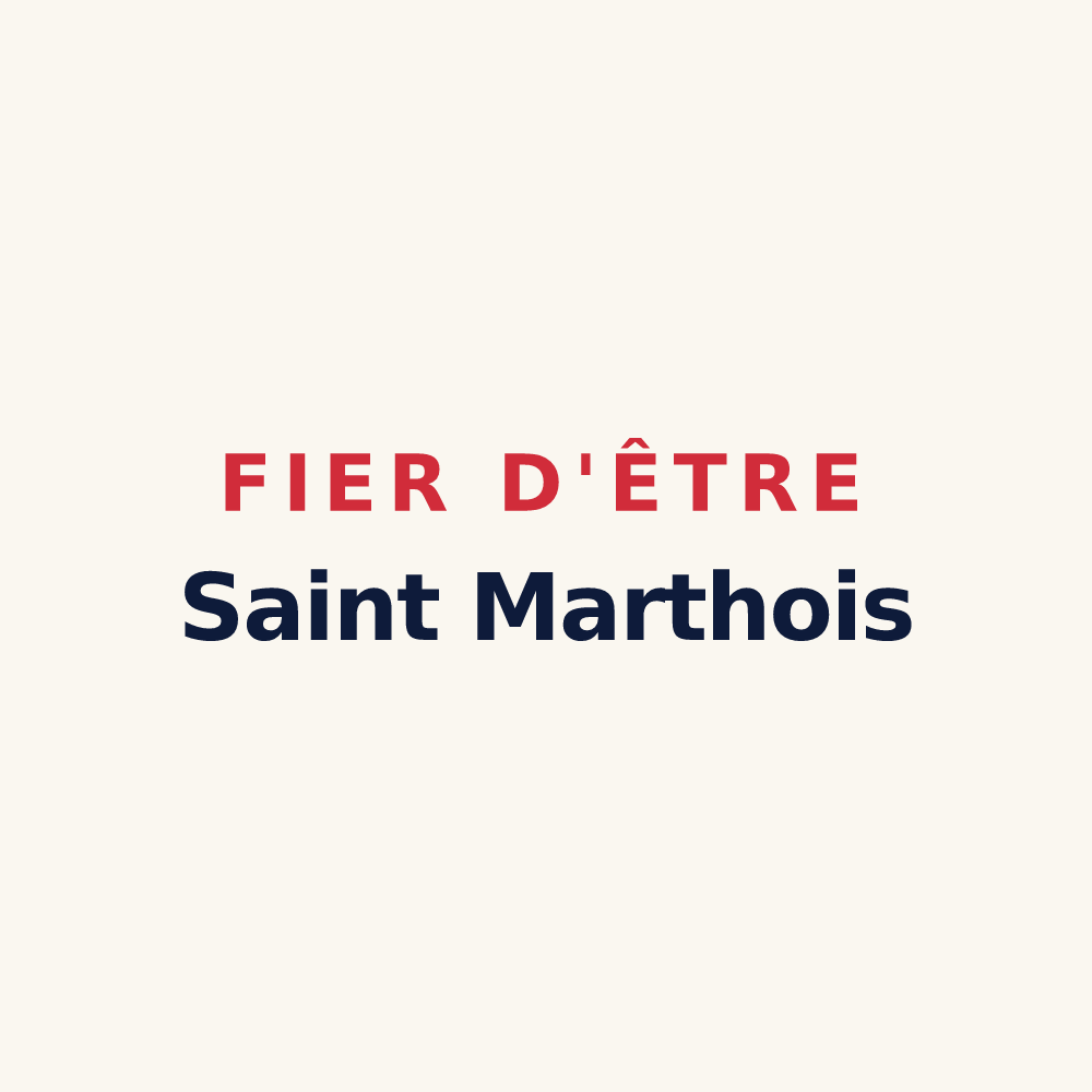 Tasse « Fier d'être Saint Marthois » — design pour Sainte-Marthe