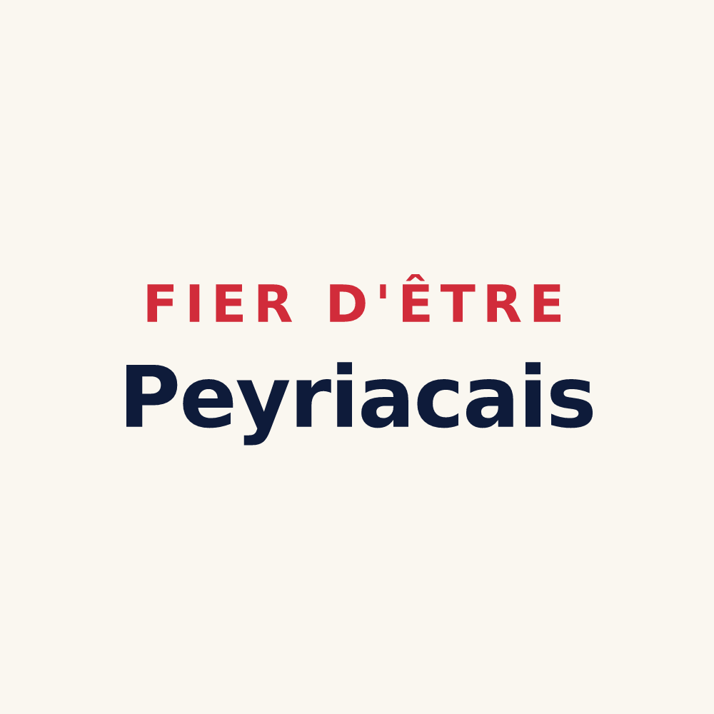 Tasse « Fier d'être Peyriacais » — design pour Sainte-Maure-de-Peyriac