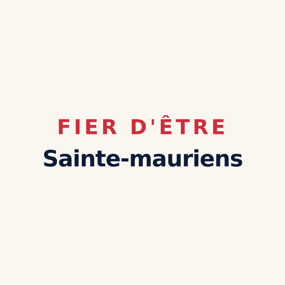 Tasse « Fier d'être Sainte-mauriens » — design pour Sainte-Maure-de-Touraine