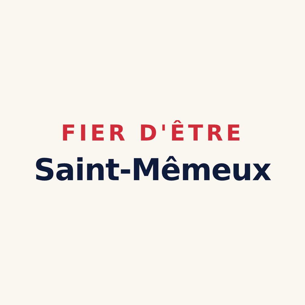 Tasse « Fier d'être Saint-Mêmeux » — design pour Sainte-Même